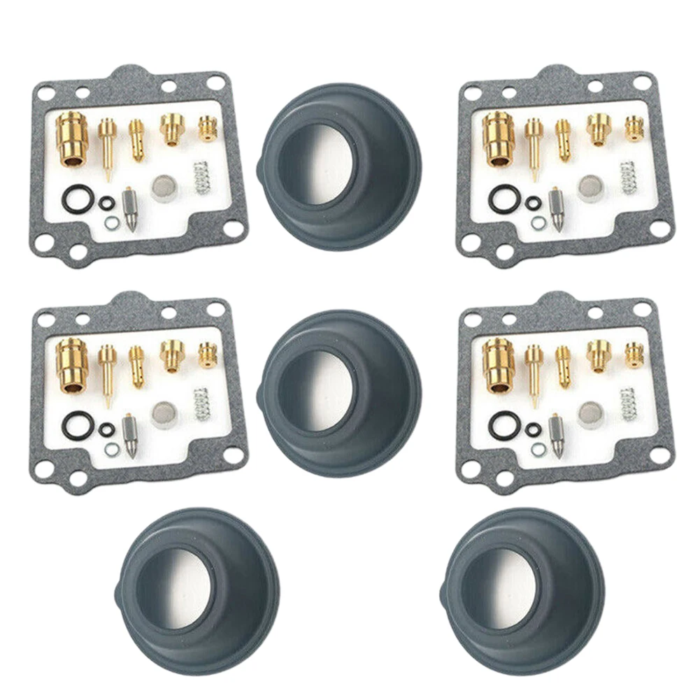 

4pcs New Brand For Suzuki GS550 E/L GS550M GS550T GS 550 Carburetor Carburetor Repair Kit Float Metal & Rubber