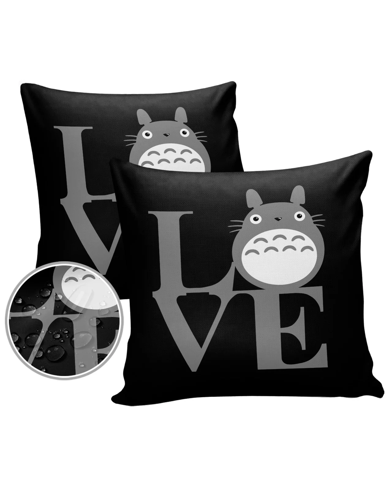 2/4 шт. декоративные водонепроницаемые наволочки для подушки |