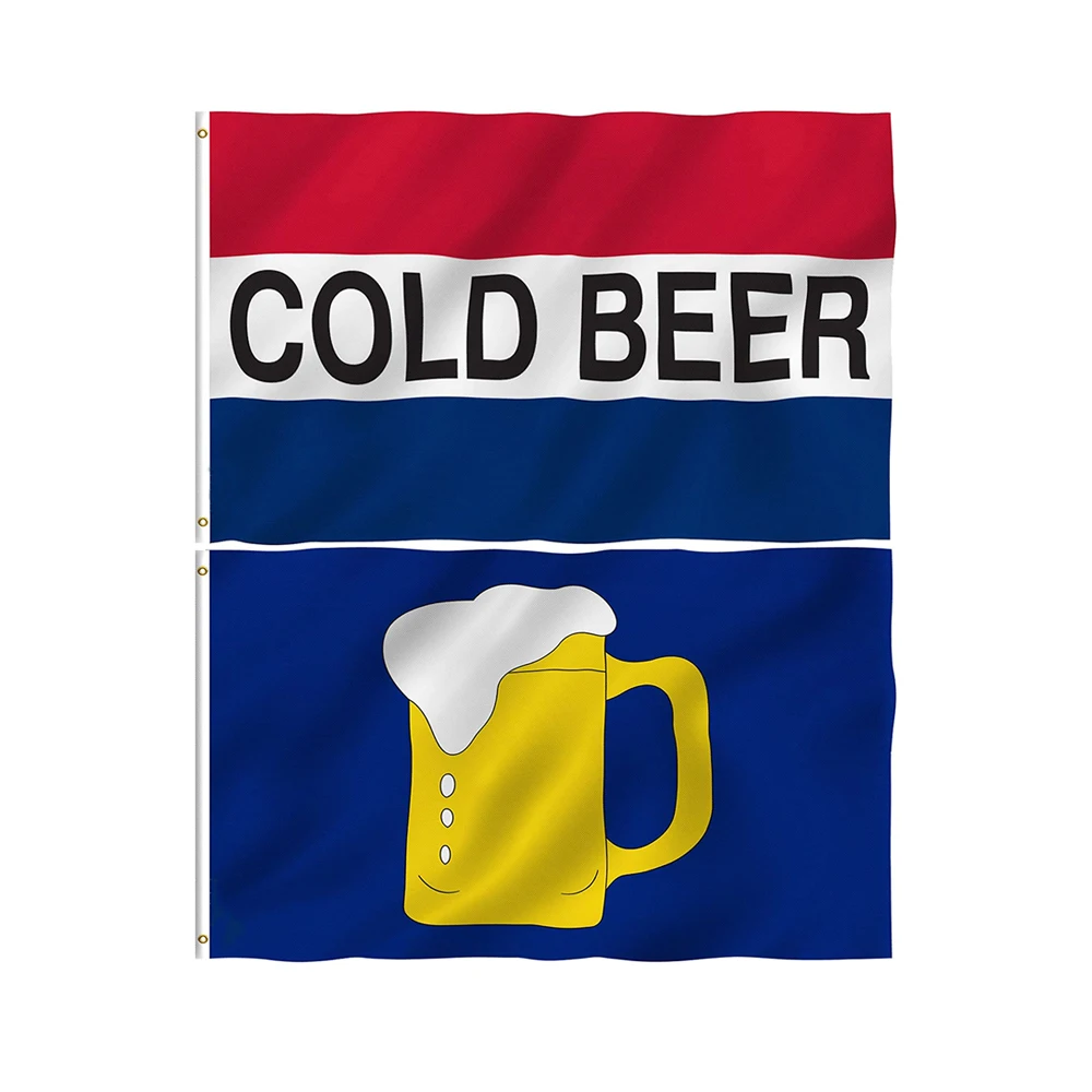 

Горячий стиль цифровая печать 100% полиэстер пивные флаги