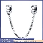 Бусины-шармы из серебра 925 пробы для браслетов Pandora