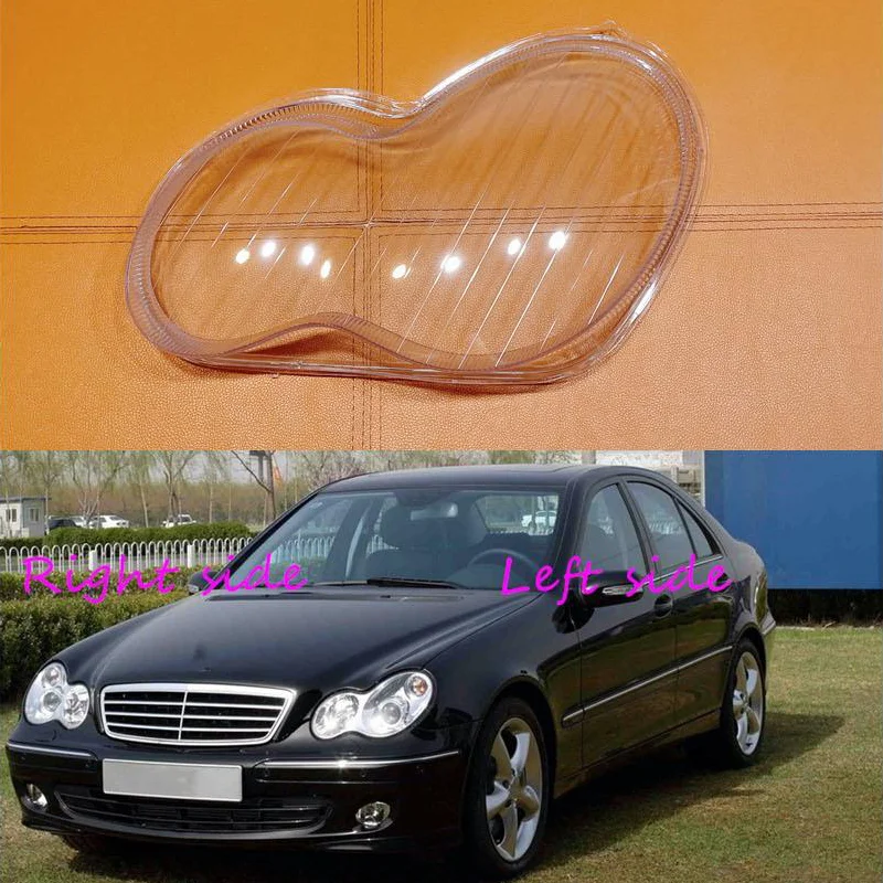 

Для Mercedes-Benz C-Class W203 C180 C200 C230 C260 C280 2000-2007, крышка автомобильной фары, объектив передней фары, Автомобильная крышка