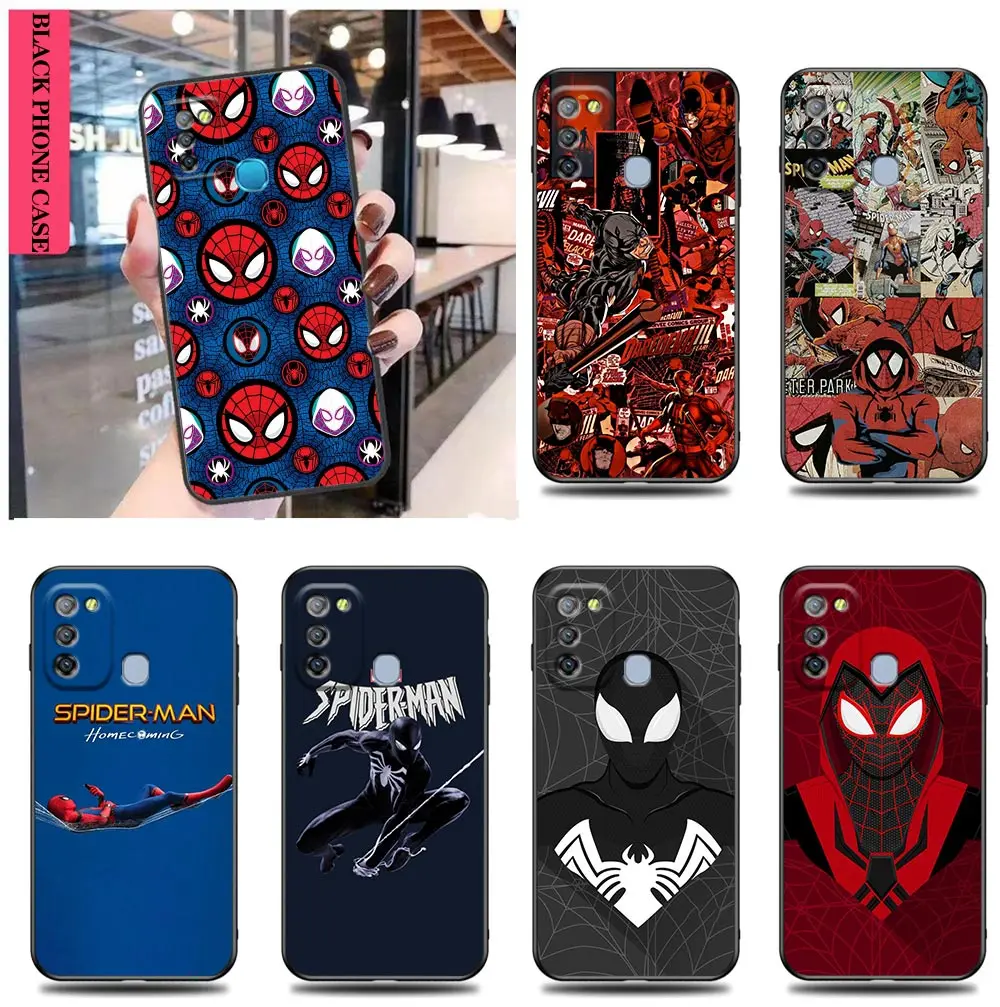 

Case for Tecno Infinix Note SPARK Hot 8 9 10 10i 10S 11 11S 8i S5 SMART 4 5 6 POVA2 GO Pro AIR Case Marvel's Spider-Man Avengers