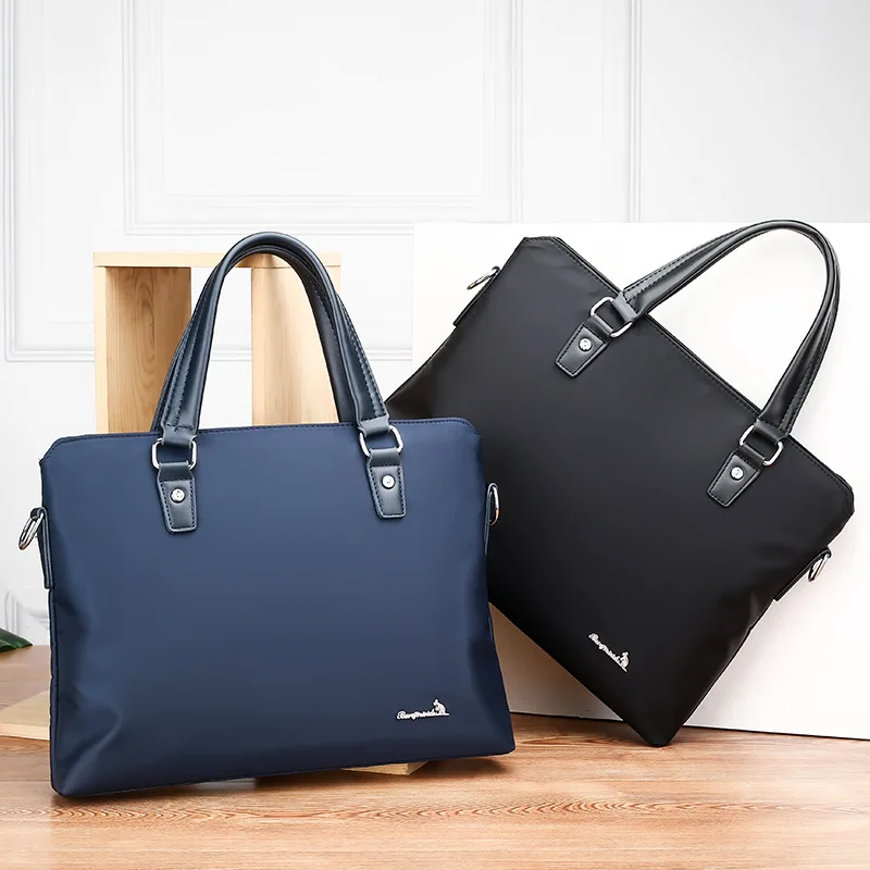 Brand Men's Handbag Laptop Bag Portable Briefcase Business Men's Messenger Bag Office Bag Waterproof Travel Work Shoulder Bag