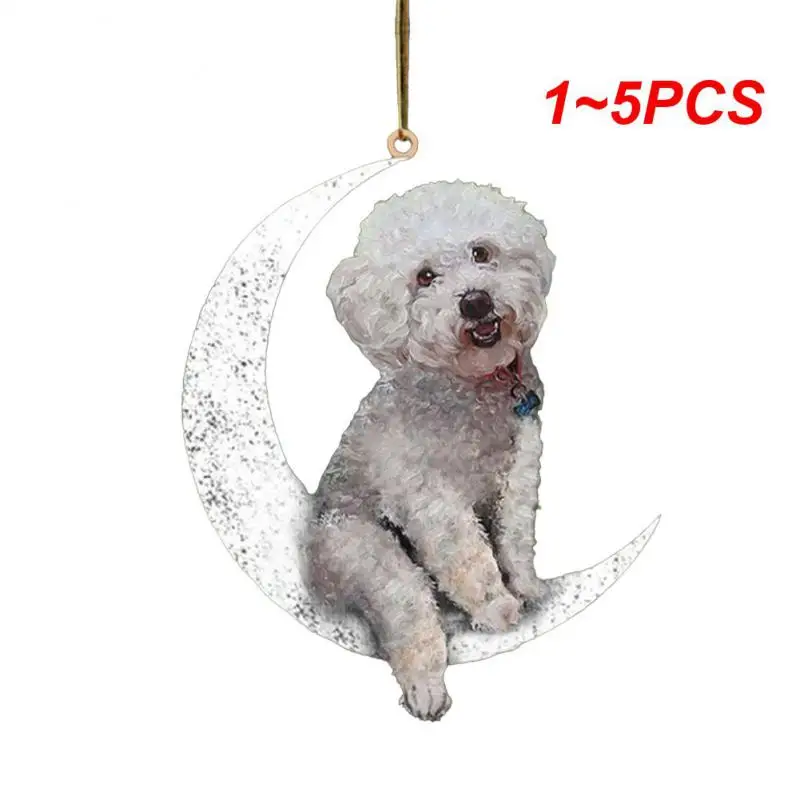

Подвеска в виде собаки, сидя на Луне, 1-5 шт.