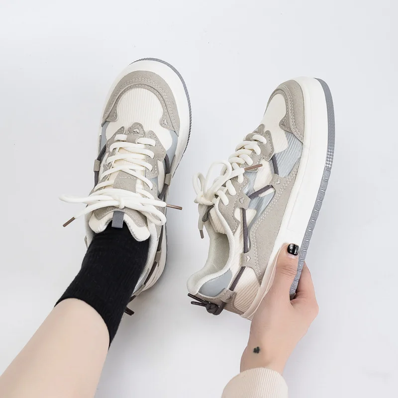 Xiaomi SALUDAS Women Casual Sneakers Retro Fashion Luxury Women Shoes Breathable Soft Running Shoes Women White Tennis Sneakers