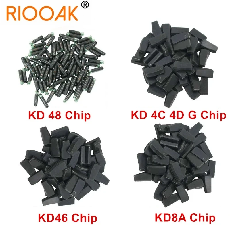 

10pcs KD Transponder Chip Auto KD 8A ID4C/4D ID46 KD-4D KD-46 KD-48 4C 4D 46 48 Copy Chip for KEYDIY KD-X2 Key Programmer Cloner