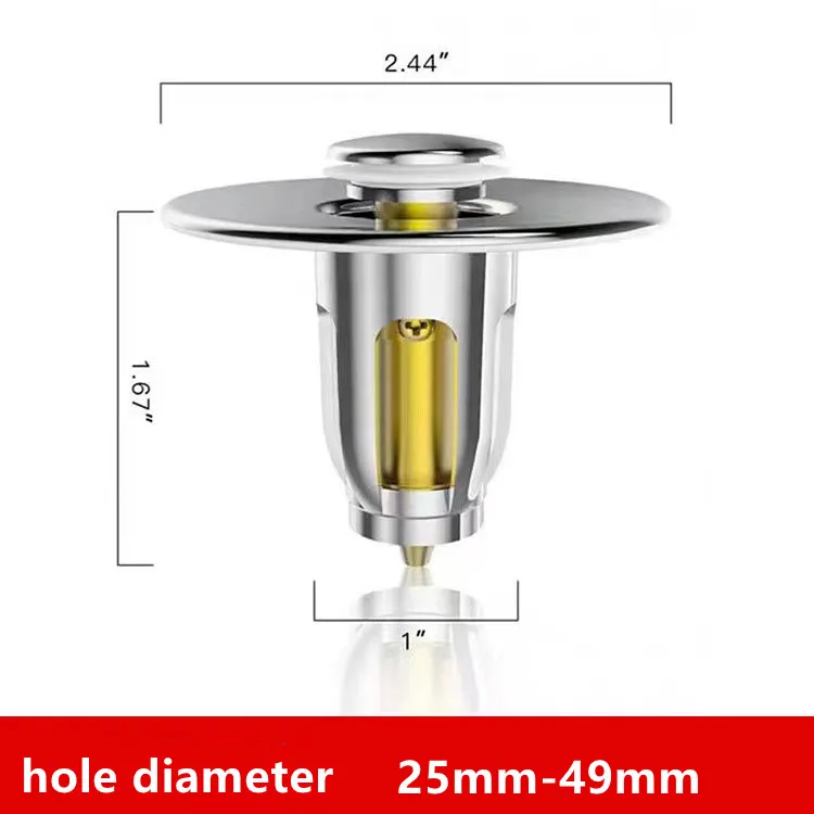 

Черная заглушка для раковины в ванную комнату, Универсальный фильтр для раковины, нажимная заглушка, выдвижная заглушка, фильтр для слива раковины, латунный инструмент
