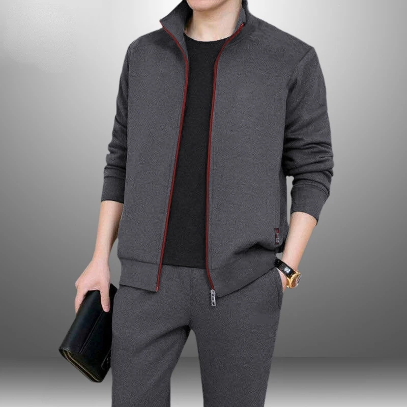 Mens Casual Tracksuits Sportswear Jackets + Pants Two Piece Sets Male Fashion Solid Jogging Suit Men Outfits Gym Clothes Fitness 1 Mens Casual Tracksuits Sportswear Jackets + Pants Two Piece Sets Male Fashion Solid Jogging Suit Men Outfits Gym Clothes Fitness 1