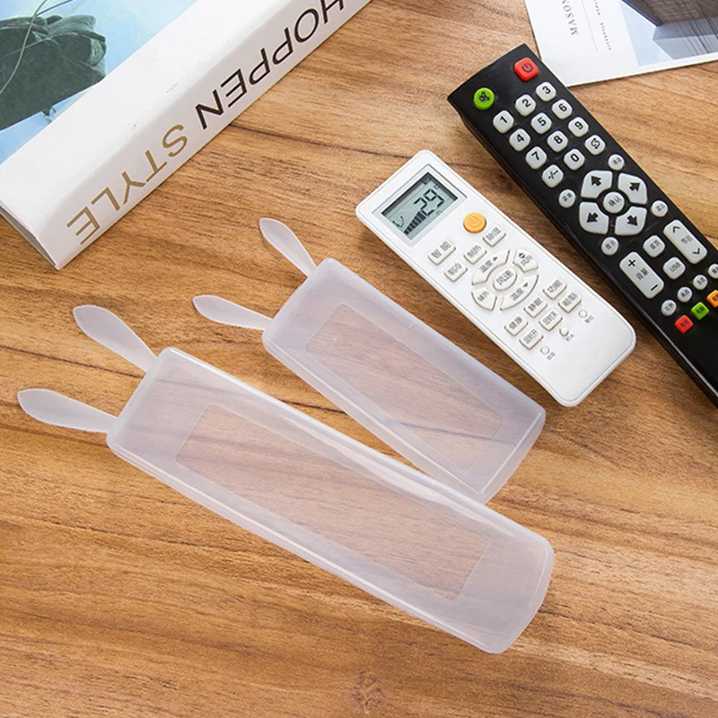 

TV Remote Control Cover Waterproof Dustproof Cover Cute Rabbit Ears Silicone Protective Cover Home Decor