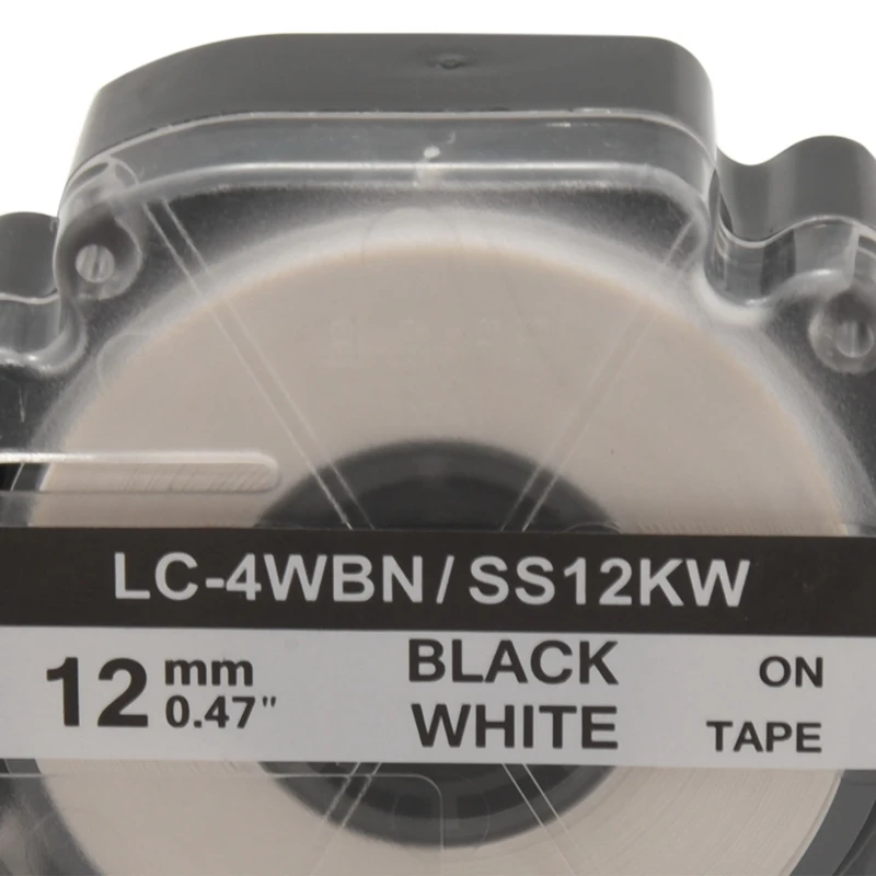5 шт. в упаковке фотомагнитная (SS12KW) Лента для этикеток Epson Labelworks LW300 LW400 LW500 LW700
