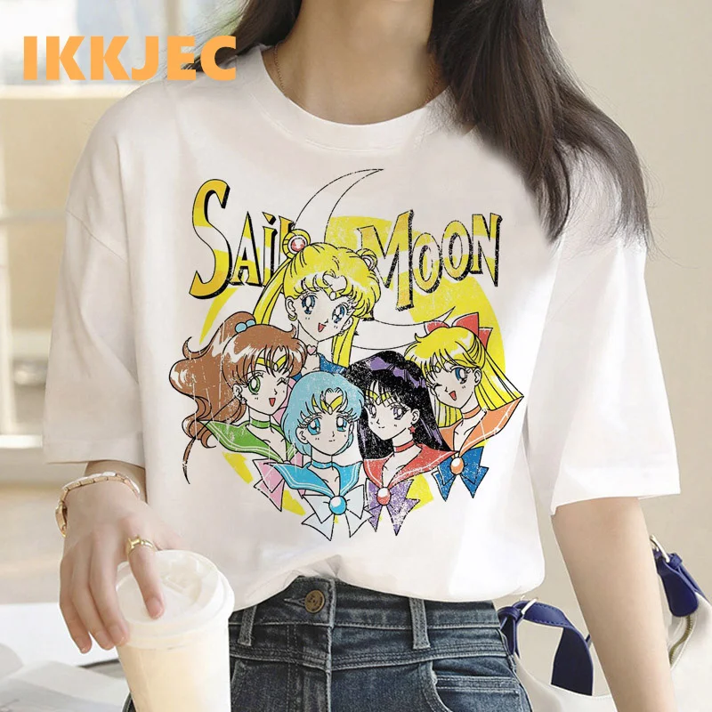 

Japanese Anime Cat tshirt t-shirt women 2022 streetwear japanese couple t shirt crop top harajuku kawaii tumblr