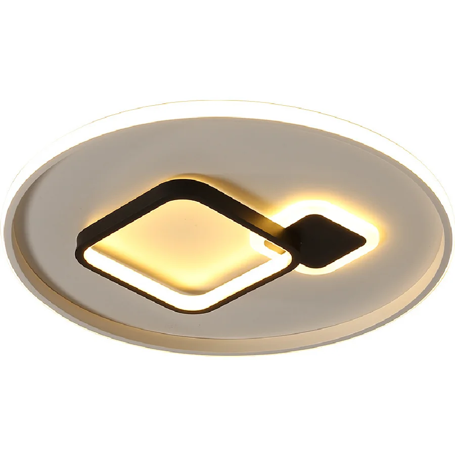 

Nordic Minimalist Led Ceiling Lamp Spot Restaurant Living Study Lamp Bedroom Office Personality Black White Body Lighting