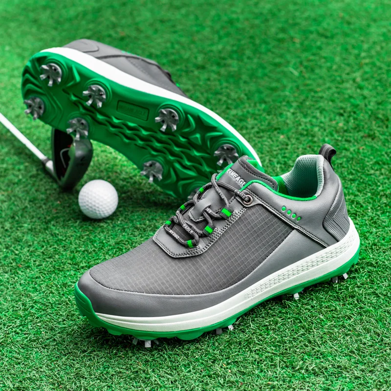 2022 New Fashion Men's Golf Shoes Outdoor Comfort Golf Training Sneakers Men's Grassland Non Slip Fitness Golf Sneakers