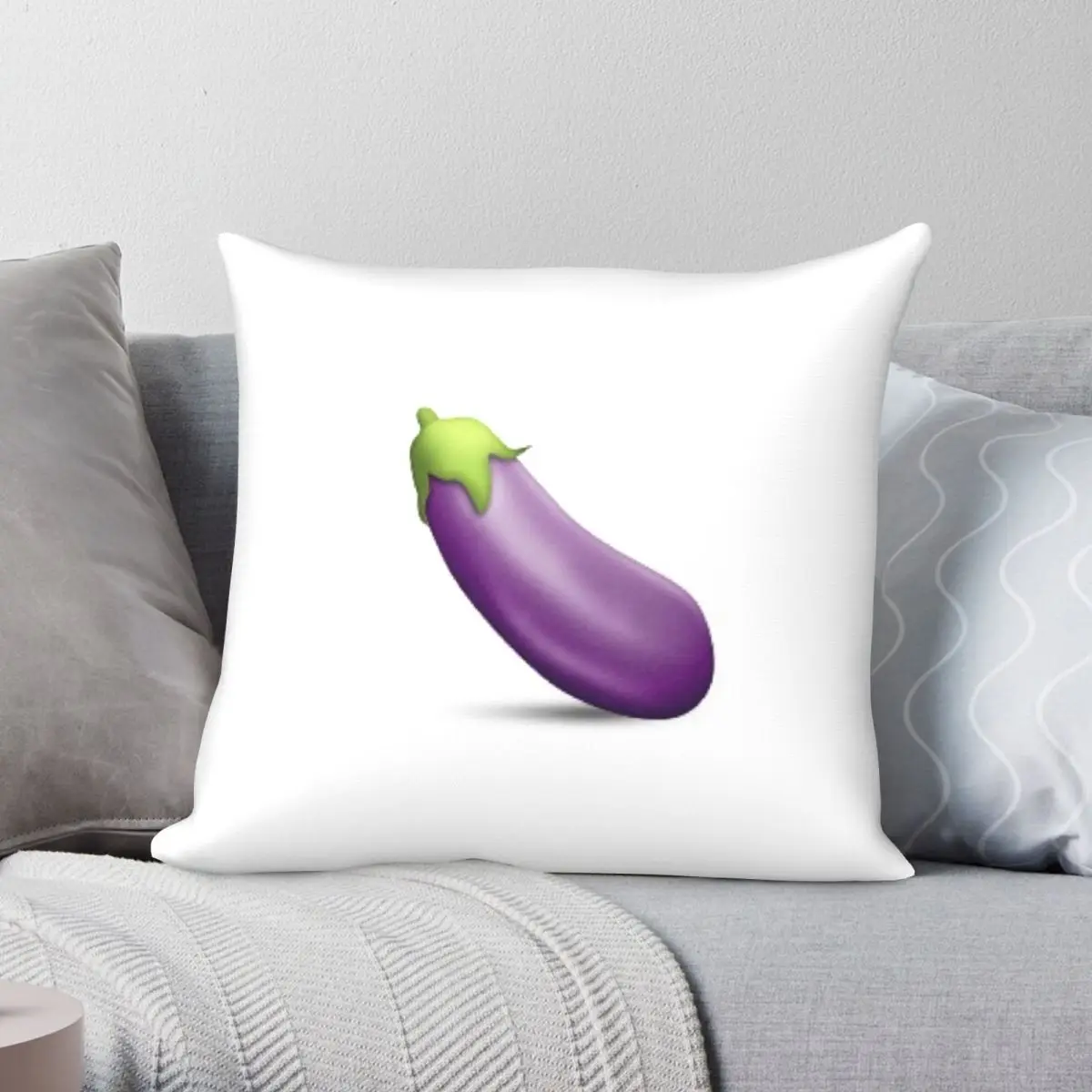 

Баклажан подушка чехол полиэстер Лен бархат креативный на молнии Декор диванная Подушка Чехол диванная Подушка Наволочка