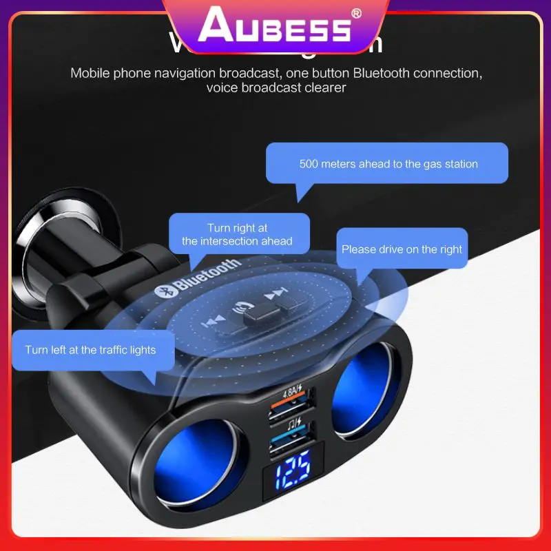 

Support U Disk Music Play Durable Car Charger Universal Fm Transmitter Portable Car Mp3 Player Car Accessories