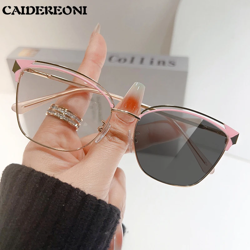 Очки для чтения CAIDERONI Fashion Design, женские, с оптической оправой, на заказ, с диоптриями, антибликовые, для компьютера, модель 6012 (art.: 3920d90b60dfe) - 3920d90b60dfe