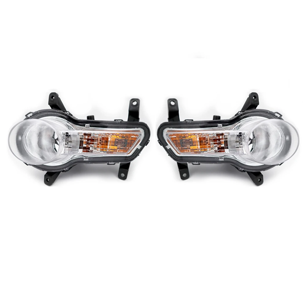 

1Pair Car Front Bumper Fog Lights Assembly Driving Lamp Foglight with Bulb for Great Wall Hover Haval H5 European Style