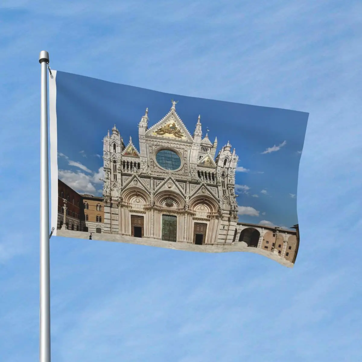 

Siena Duomo Front декор с флагами Современный наружный газон устойчивый к выцветанию полиэстер легкий без запаха разные стили