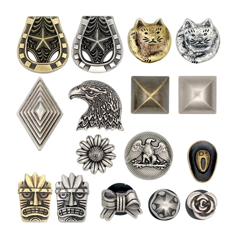 Металлические съёмные украшения для обуви в виде сосулек ассортименте