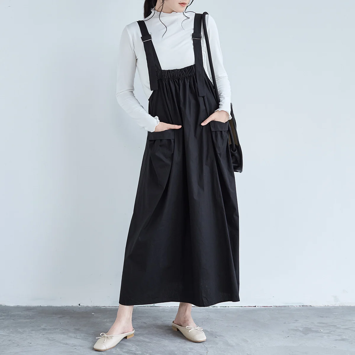 

Dresses For Women 2023 Japan Korean Casual Female Young Fashion Strap Dress Loose Pleated Versatile Large Swing Strap Robe Y2k