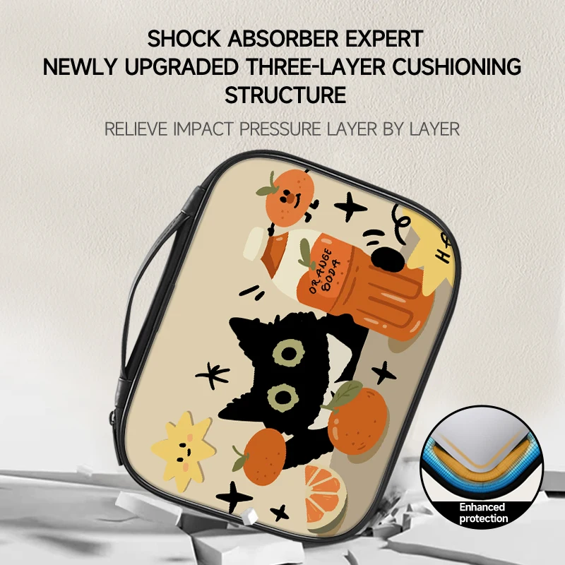 Вместительная сумка для iPad сделай сам мультяшный чехол ноутбука ПУ 9 10 11 12 дюймов