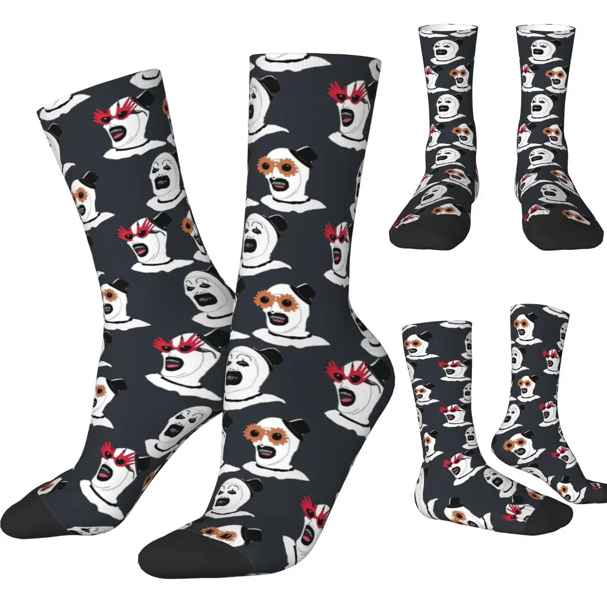 Теплые носки из фильмов ужасов зимние чулки в стиле ретро парные Дышащие