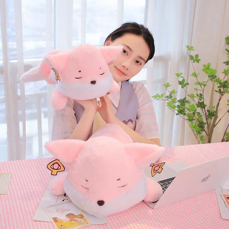 

30cm Game Genshin Impact Yae Miko Fox Plush Doll Toy Kawaii Anime Little Fox Pillow PPCotton Filled Plush Doll Children's Gifts