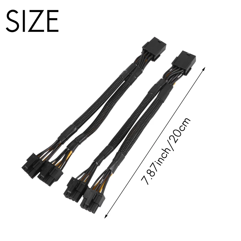 Адаптер питания GPU Pcie 8-контактный мама-двойной 2X