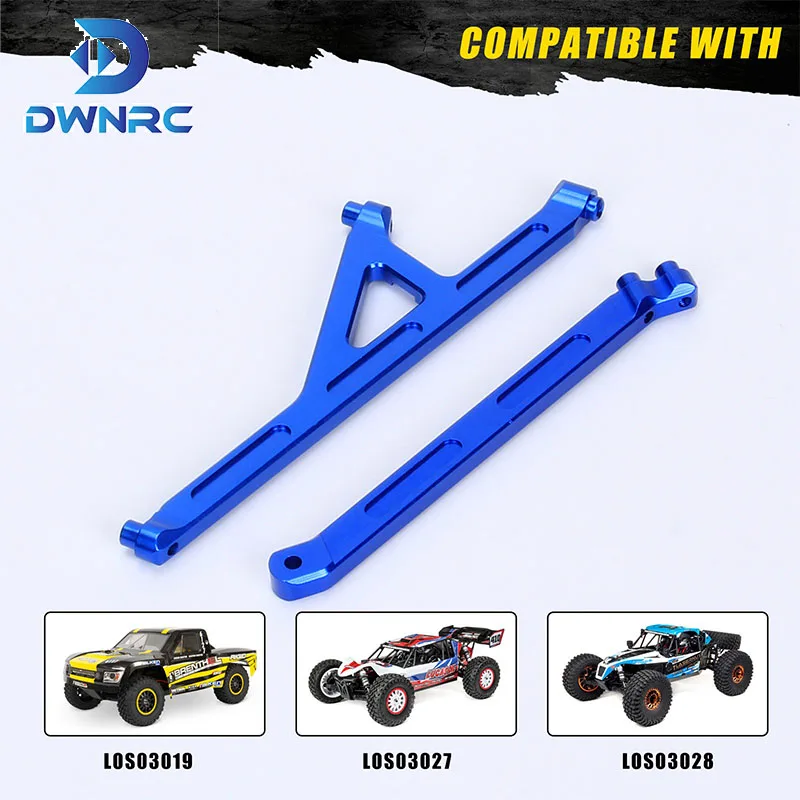 DWNRC 2 шт. Комплект алюминиевых опор шасси, передние и задние стойки для LSA 1/10 Lasernut U4, обновление деталей стойкости