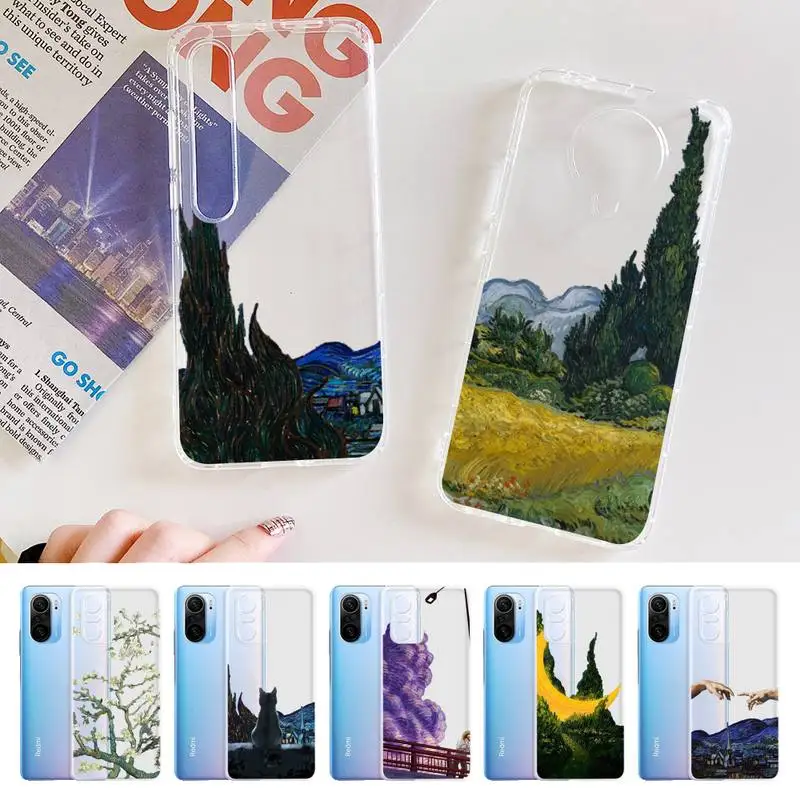

Van Gogh Phone Case for Samsung S10 20 22 23 A10 40 for Xiaomi10 Note10 for Huawei P50 20 Honor60 70