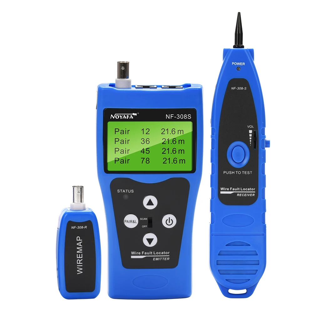 

NOYAFA NF-308S Тестер сетевых кабелей