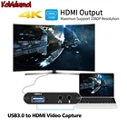 4K USB 3,0 HDMI-совместимая мини-карта видеозахвата записывающая коробка для PS4 игровой DVD-видеокамеры HD-камеры записи в реальном времени