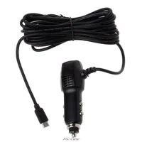 micro usb port 5v 2a car charger adapter for car dvr vehicle charging w3 5m cable