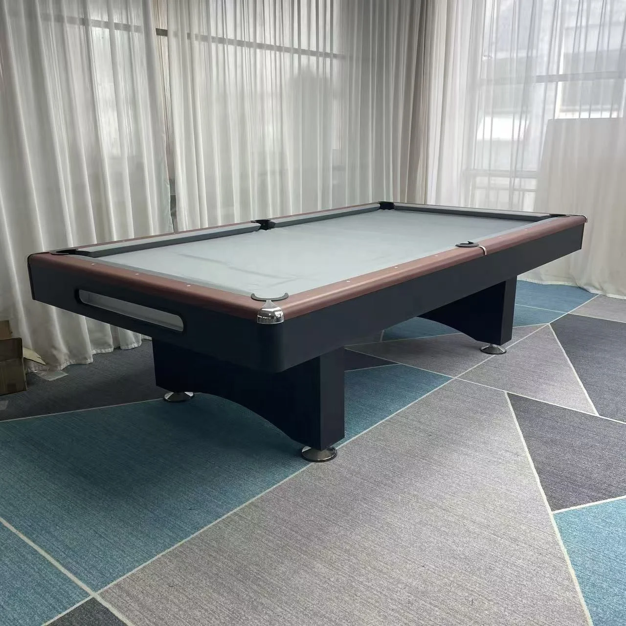 Фото Высококачественный бильярдный/снукерный стол Diamond Maxima 7 Maxima 8 от Star Billiards из массива дерева с черными плитами, распродажа №3