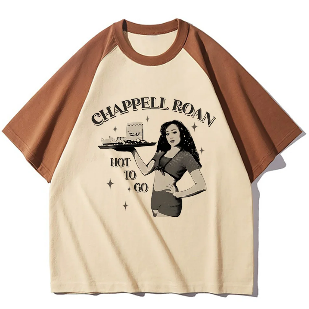 Женские футболки Chappell Roan в стиле Харадзюку цифровая дышащая рубашка каваи гранж