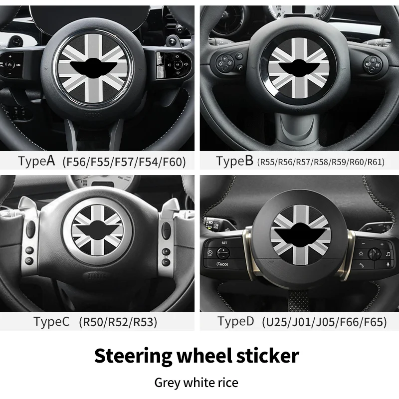 Наклейка на руль автомобиля для Mini Cooper F56 F55 F60 R56 R60 F65 U25 Countryman, наклейки из искусственной кожи, аксессуары для интерьера автомобиля