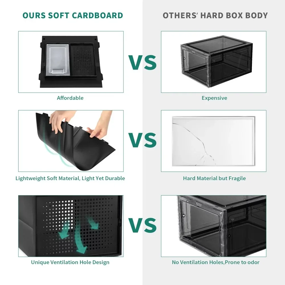 18 упаковок коробка для хранения обуви большой женский набор органайзеры