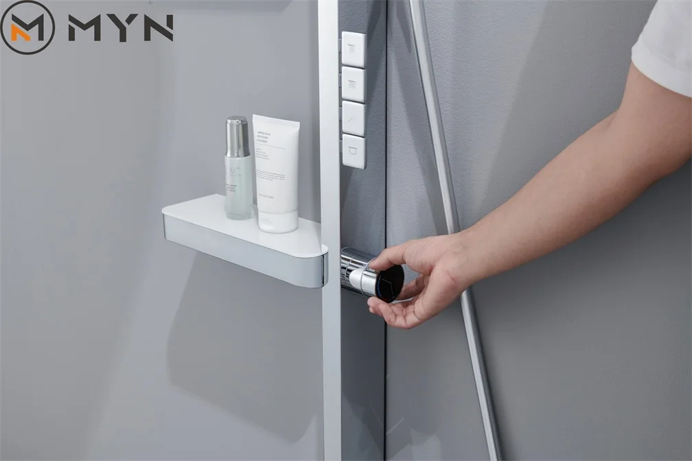 Хромированный телефон Meiyani горячий и холодный массаж спины пианино клавиша