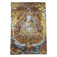 exquisite 36 tibet tibetan embroidered cloth silk buddhism guru padmasambhava tangka thangka mural buddha home decoration