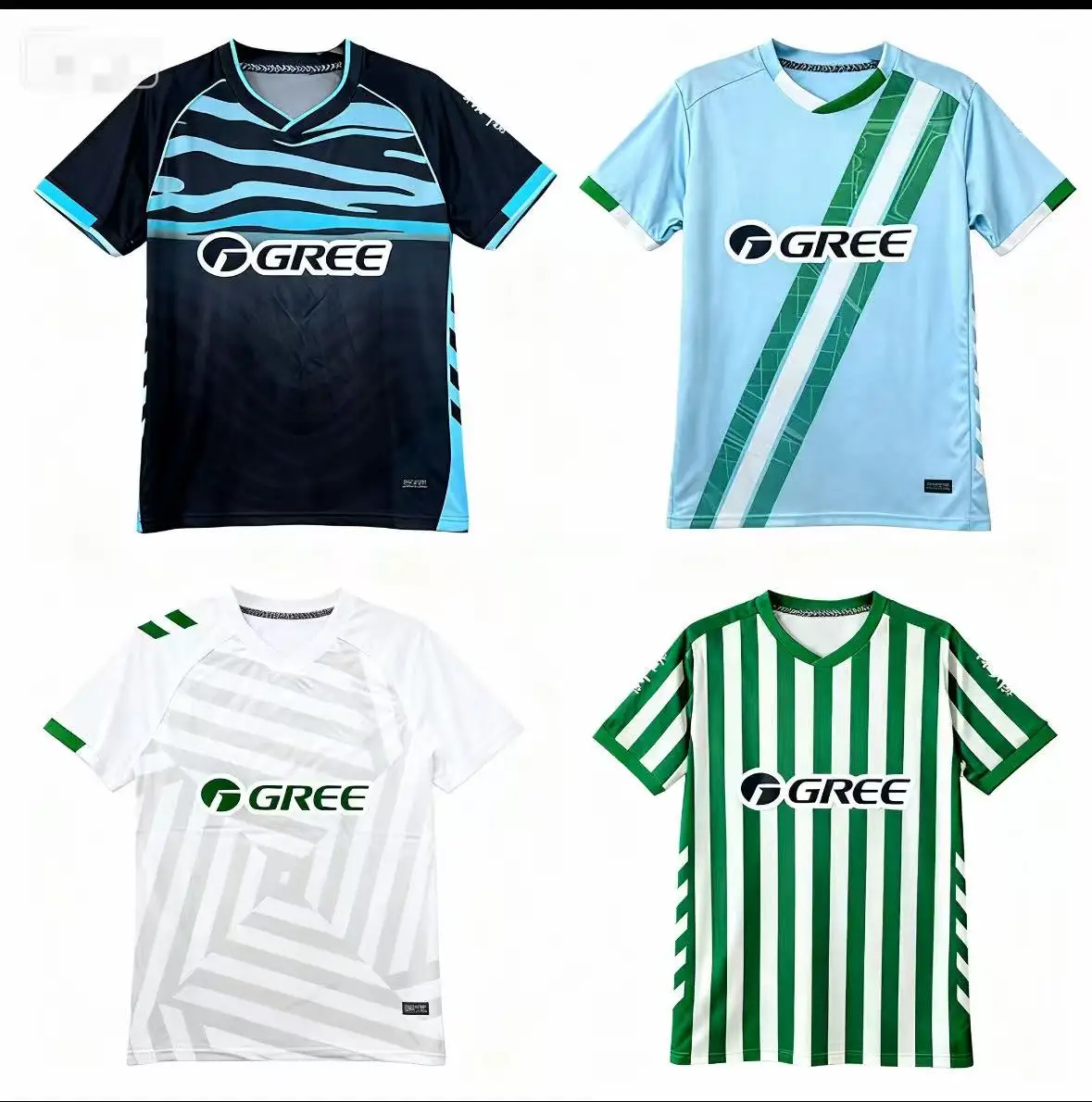 Фото 25-26imui camisetas La Liga, униформа delCi l Betis, camisas estampadas en 3D, camisetas deportivas унисекс, camisetas p №1
