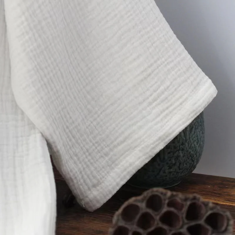 Домашняя свободная пижама в китайском стиле из чистого хлопка белая удобная