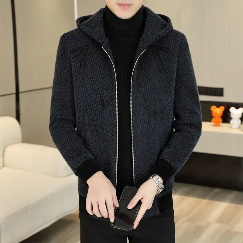 Новинка Зима 2023 мужское модное красивое повседневное шерстяное пальто с