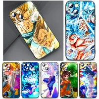 dragon ball anime goku vegeta phone case for iphone 11 12 13 mini 14 pro max 11 pro xs max x xr plus 7 8 se silicone cover