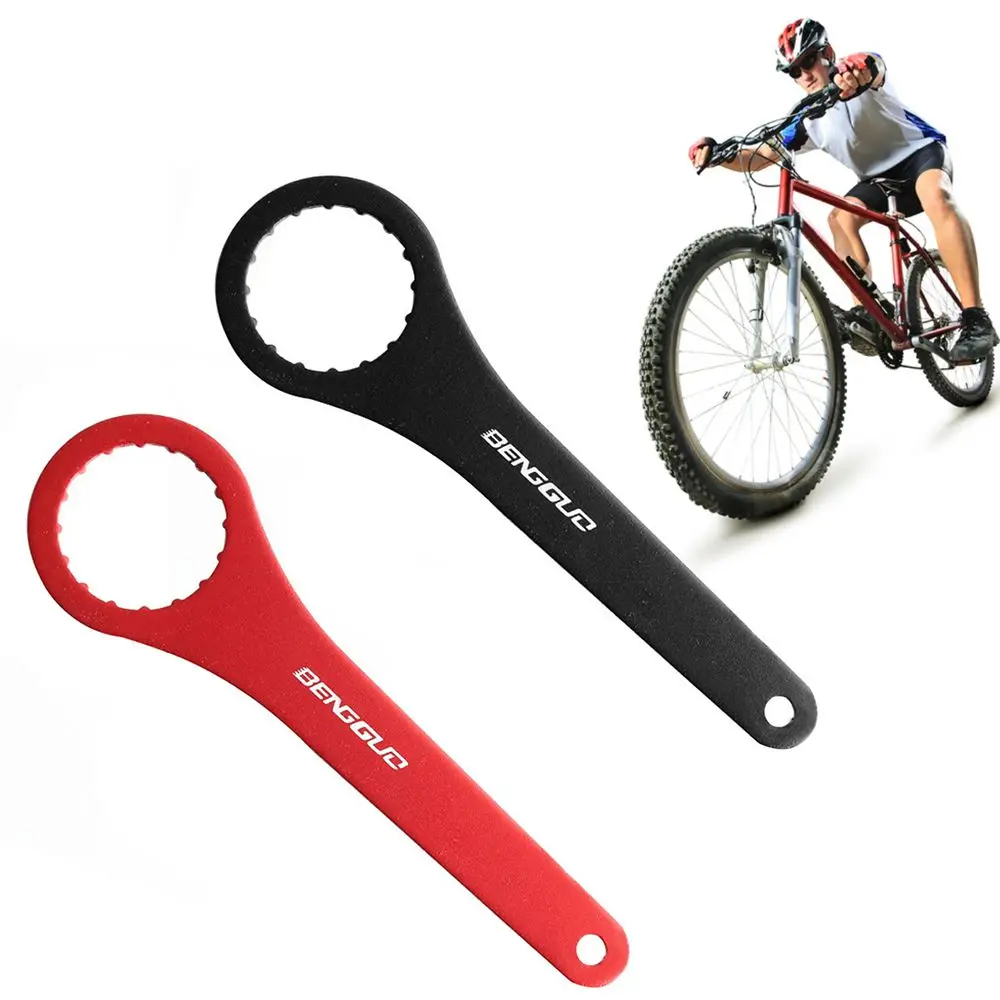 

Black Red Axis Parts MTB Crank Removal Tool Mountain Bike Bottom Bracket Wrench Aluminum Alloy Wrench