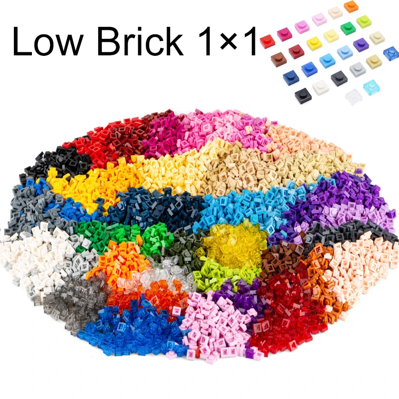 

920pc DIY Blocks Pixels Painting Bricks Thin 1x1 Educational Assemblage Construction Toys for Children Size Compatible With 3024