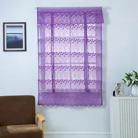 Tie Up Lace Curtain Modern Rod Pocket Short Curtains for Kitchen Small Window Room 2022 New Design