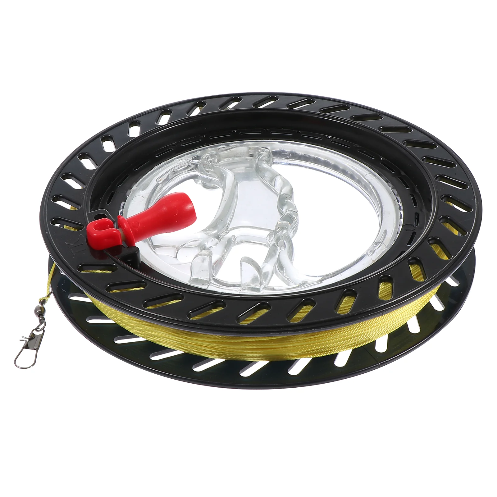 

1Pc Kite Spool Flying Kite Reel Winder Winding Reel Grip Kite Accessory (Black)