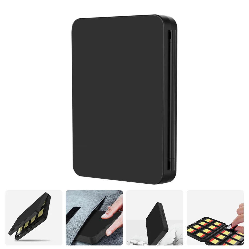 

Portable Game Case Protective Hard Shell 16-Slots Storage Box Holder