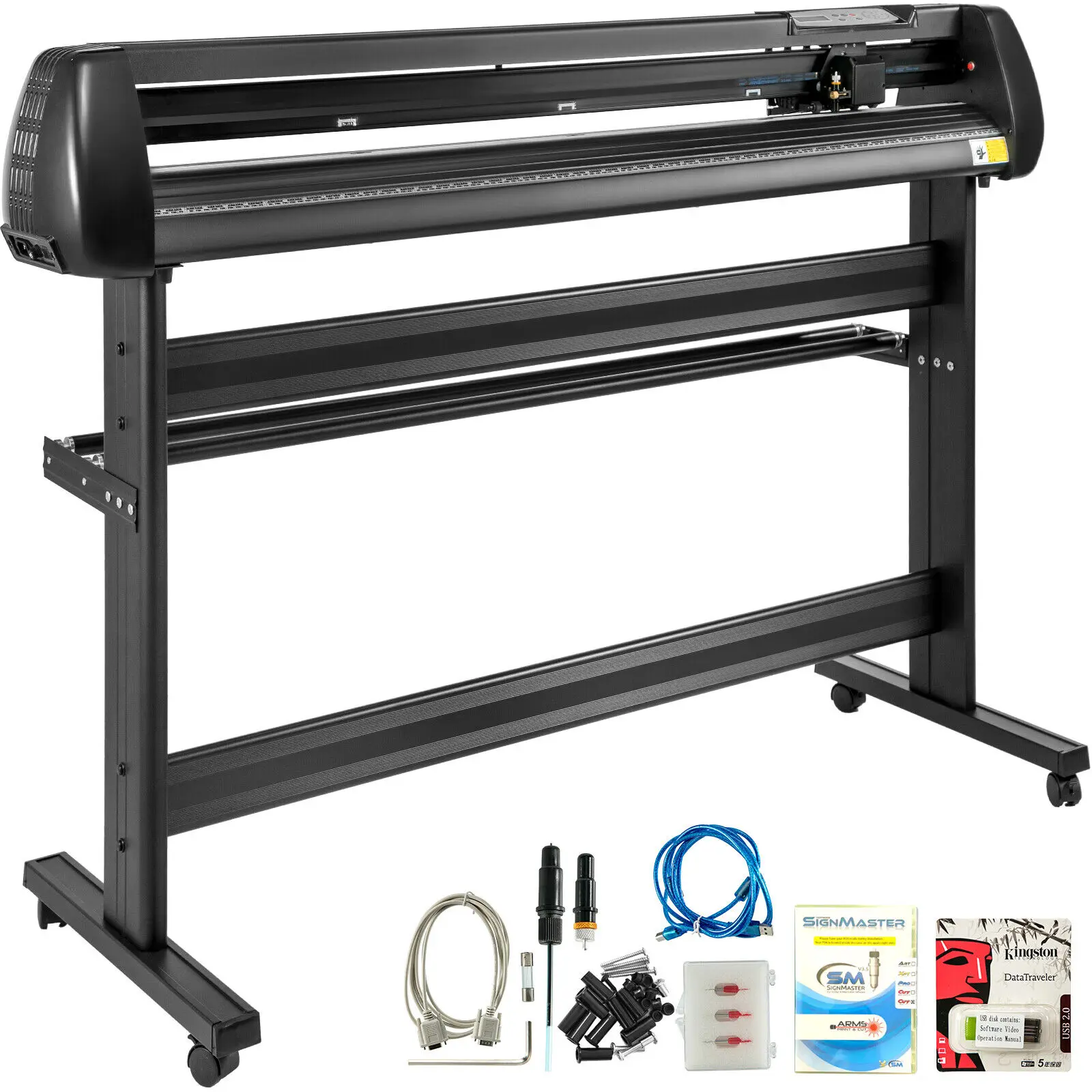 

VEVOR 53" Vinyl Cutter Plotter 1350mm Signmaster Vinyl Cutting Machine w/ Stand