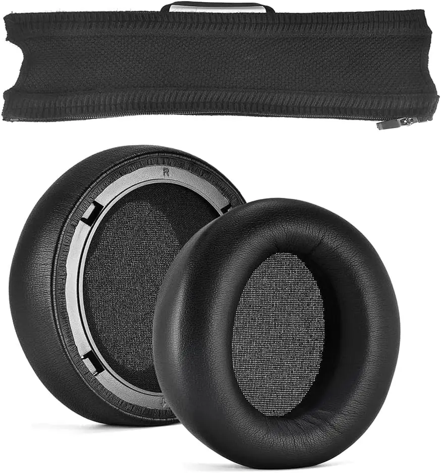 Фото Сменные амбушюры для наушников Panasonic RP-HD601N, RP-HD605N, RP-HD805N (амбушюры + оголовье) №1